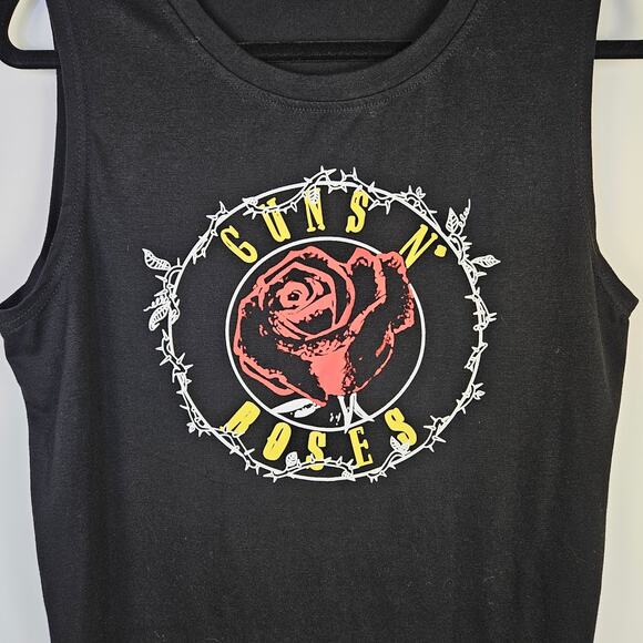 Guns N Roses Sleeveless Band T-Shirt Tank Top Black Rock Graphic Tee Unisex Med - Picture 3 of 7